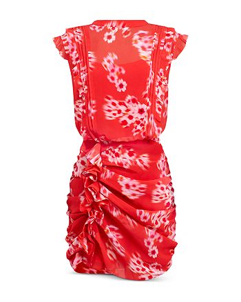 ALLSAINTS Hali Jasmine Printed Gathered Dress | Bloomingdale's