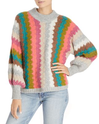 Eleven Six - Tia Vertical Striped Sweater 