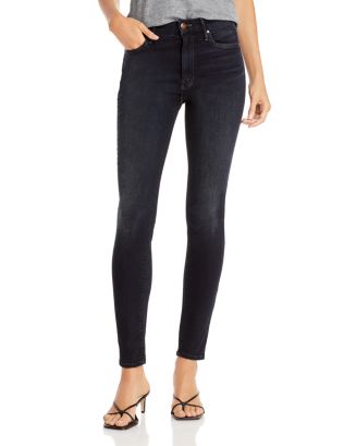 MOTHER High Waist Skinny Jeans in Coffee, Tea, or Me? | Bloomingdale's