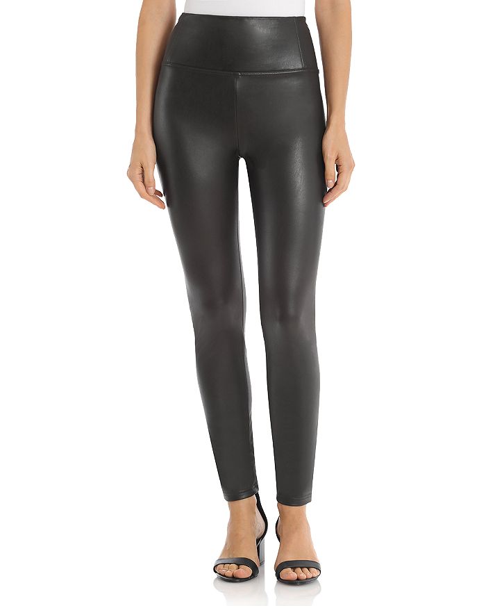 BAGATELLE.NYC BAGATELLE. NYC HIGH-RISE FAUX LEATHER LEGGINGS,67301