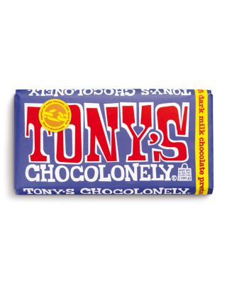 Tony's Chocolonely - Dark Chocolate Pretzel and Toffee Bar