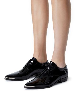 patent oxford shoes womens