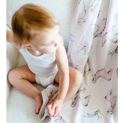 Llama Jersey Cuddle Blanket