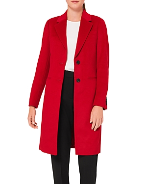 Hobbs London Tilda Wool Coat In Red