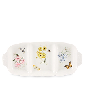 Lenox Butterfly Meadow 3 Compartment Divided Server