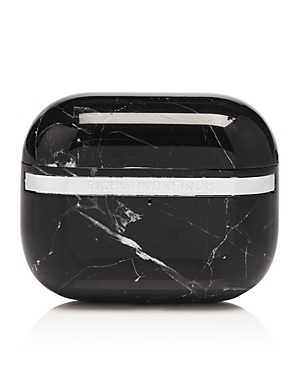 Richmond & Finch Black Marble Wireless Charging Airpods Case