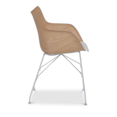 Kartell Q Slatted Ash Dining Chair