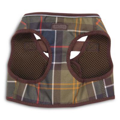 Barbour tartan dog harness online