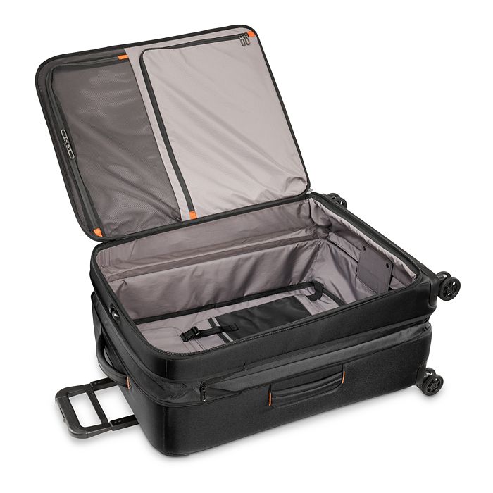 Shop Briggs & Riley Zdx 29 Large Expandable Spinner Suitcase In Black