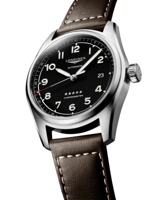 mens watches with leather strap