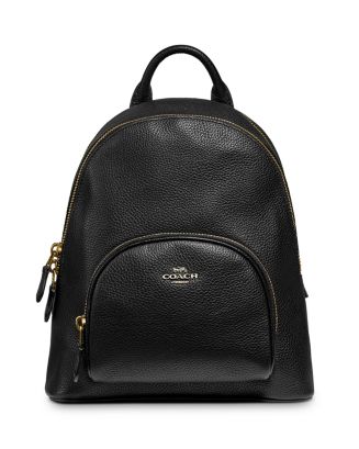COACH Carrie Small Pebble Leather Backpack | Bloomingdale's