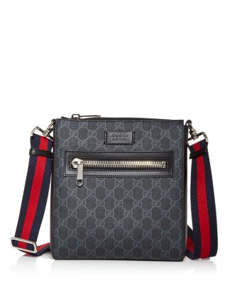 Gucci GG Supreme Black Small Messenger Bag | Bloomingdale's