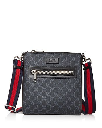 Gucci GG Supreme Black Small Messenger Bag | Bloomingdale's