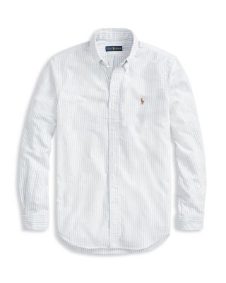 Classic Fit Long Sleeve Cotton Oxford Button Down Shirt