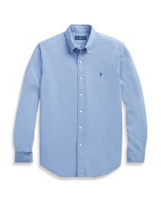 Classic Fit Long Sleeve Cotton Oxford Button Down Shirt