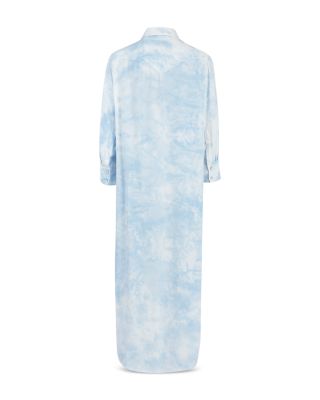 all saints blue dress