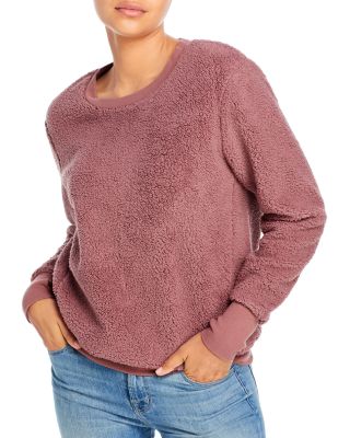 faux sherpa sweater