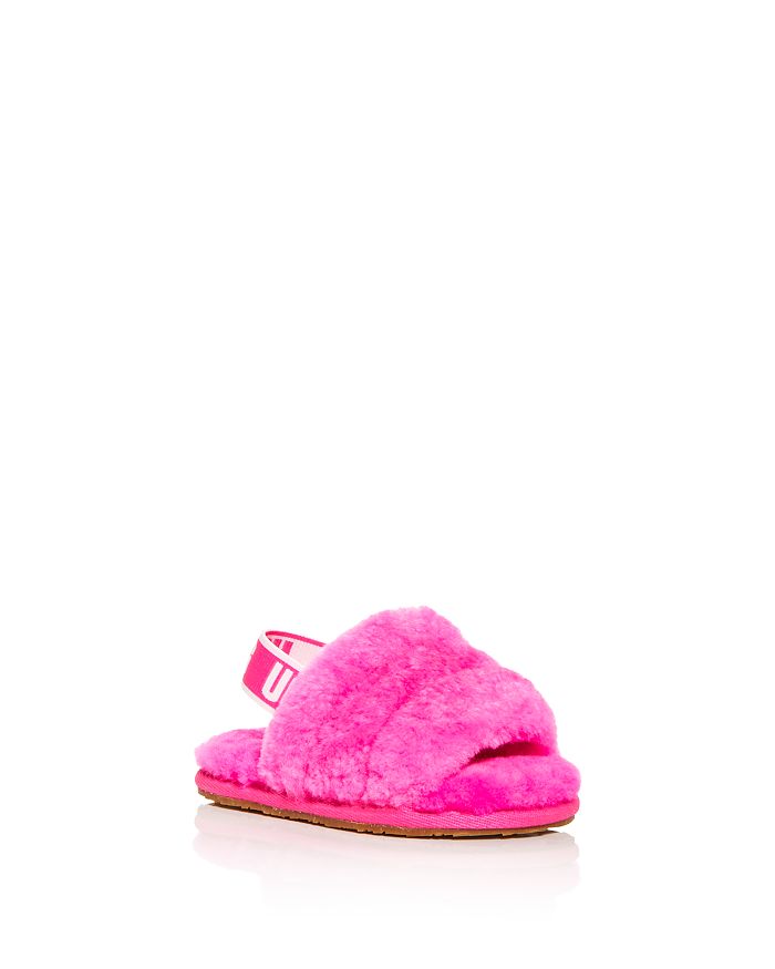 Ugg Kids' Girls' Fluff Yeah Shearling Slingback Slippers - Baby, Toddler In Pink