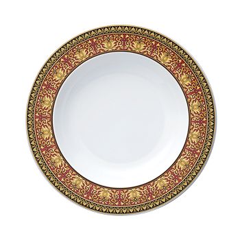 Details about   VERSACE BY ROSENTHAL MEDUSA RED RIM SOUP PLATE PAIR #409605-10322 BRAND NIB F/S 