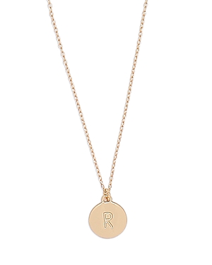 Shop Kate Spade New York Mini Initial Pendant Necklace, 17-20 In R