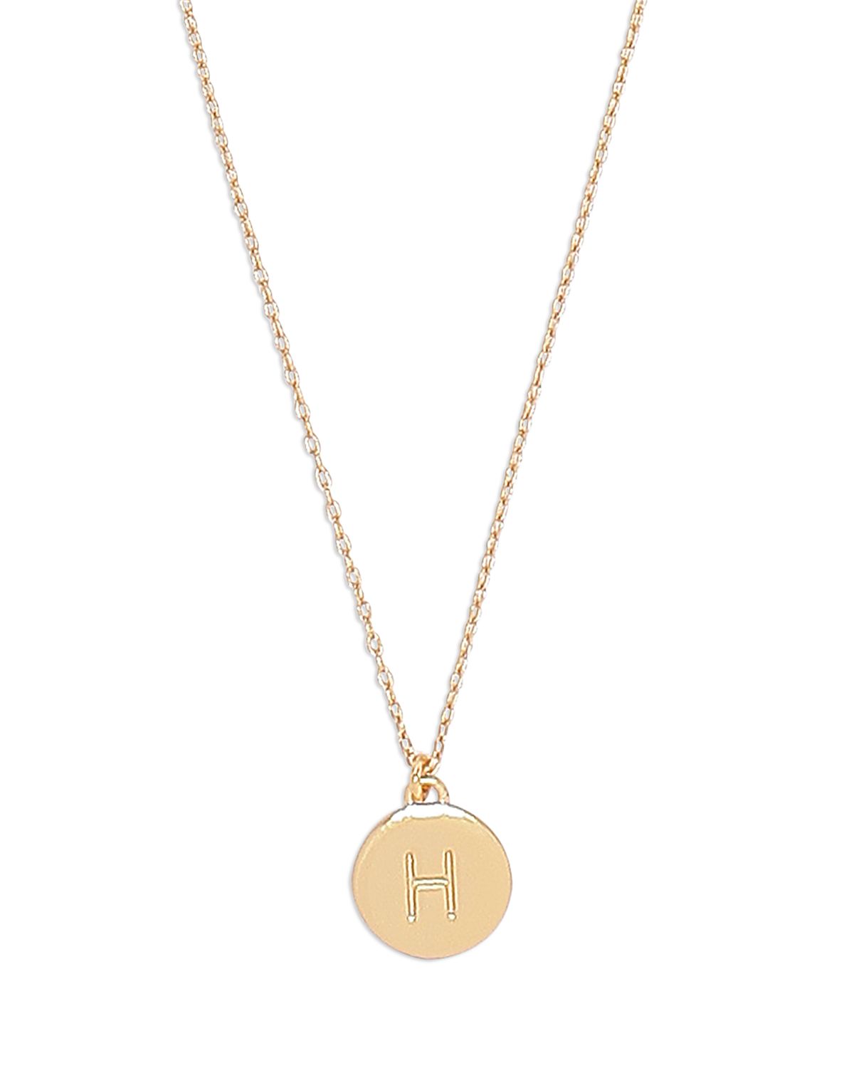 kate spade new york Mini Initial Pendant Necklace