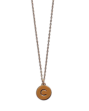 Shop Kate Spade New York Mini Initial Pendant Necklace, 17-20 In C