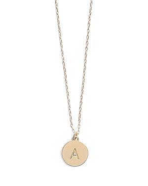 Shop Kate Spade New York Mini Initial Pendant Necklace, 17-20 In A