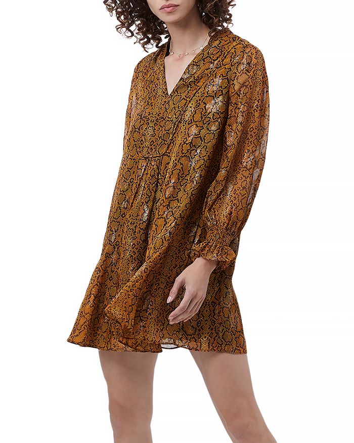 French connection new arrivals snake print dress
