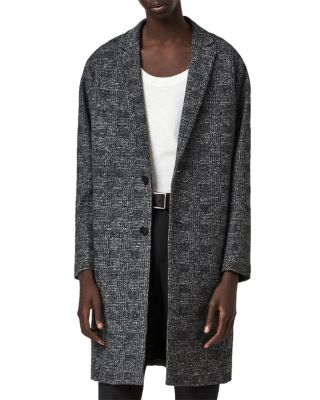 all saints simi check coat