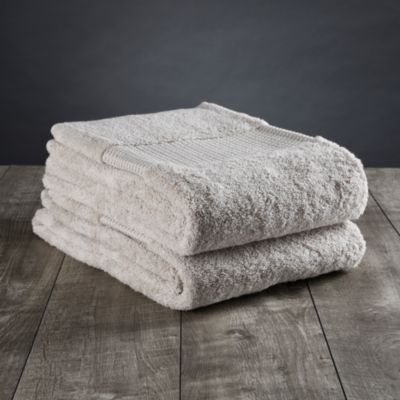 Organic Cotton Bath Towels, Set of 2