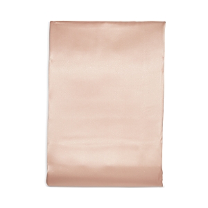 Gingerlily Silk Solid Fitted Sheet, King In Pink