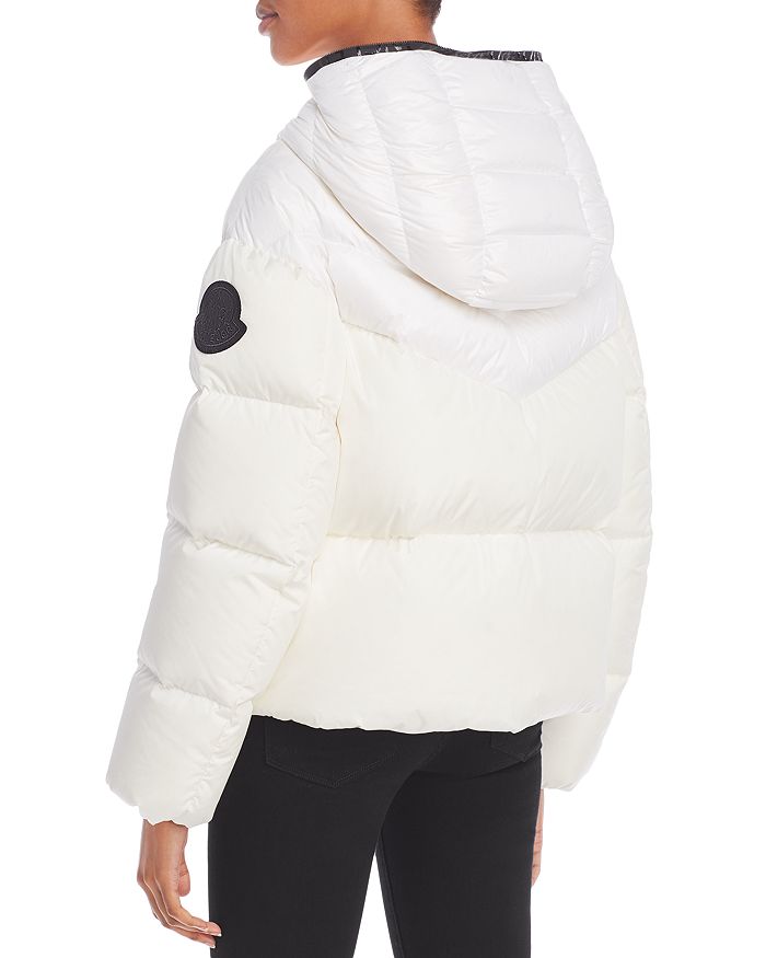 Moncler Guenioc Hooded Down Puffer Coat In 035 White | ModeSens