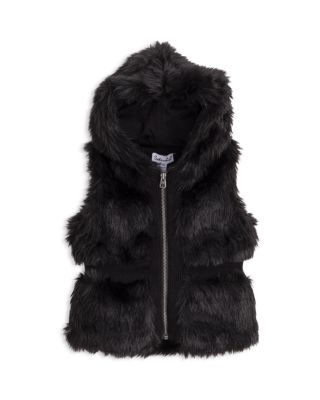 baby faux fur vest