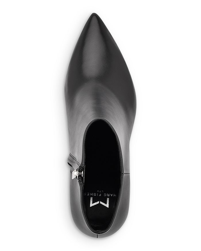 Shop Marc Fisher Ltd Women's Jarli High Heel Booties In Black Leather