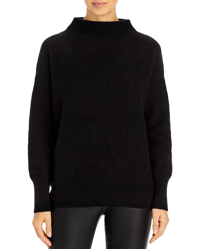 Vince Boiled Cashmere Funnel Neck Sweater Bloomingdale's