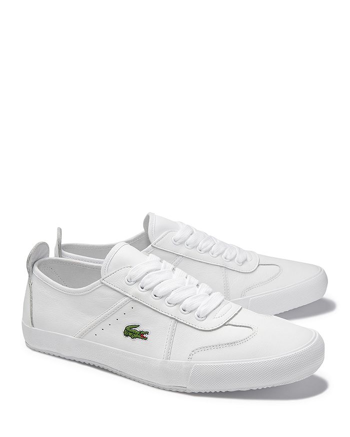 Lacoste Men's Contest Lace Up Sneakers In White