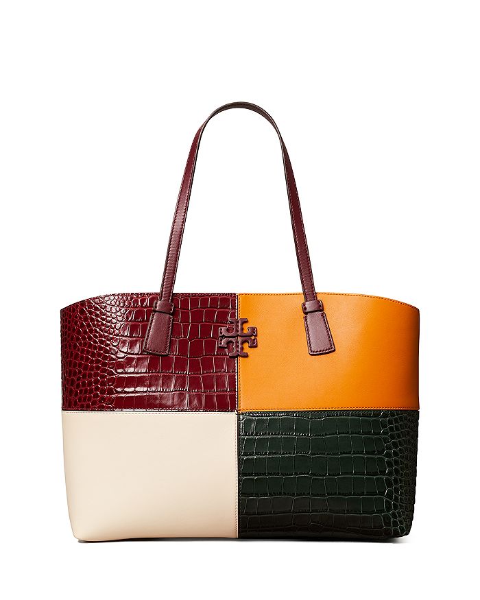 Tory burch mcgraw embossed satchel top