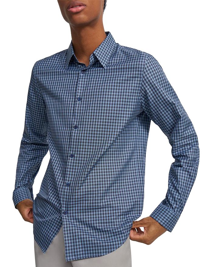 Theory Slim Fit Check Shirt | Bloomingdale's