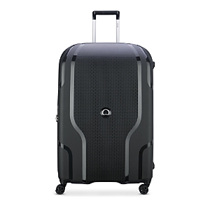 Delsey Clavel 30 Expandable Spinner Upright Suitcase In Black