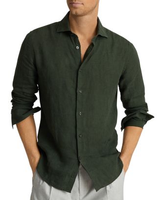 REISS Ruban Linen Shirt | Bloomingdale's