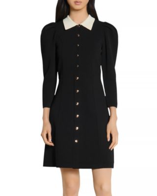 Sandro - Milane Balloon Sleeved Dress