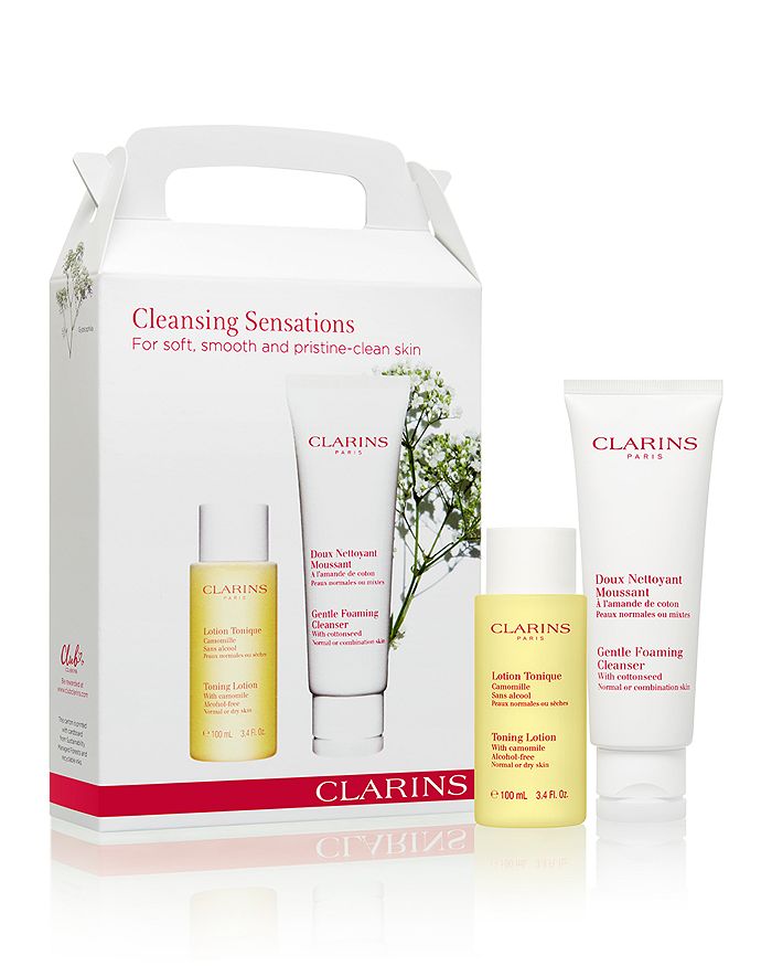 Clarins Cleansing Sensations For Normal Or Combination Skin Limited Edition Set ($39 Value)