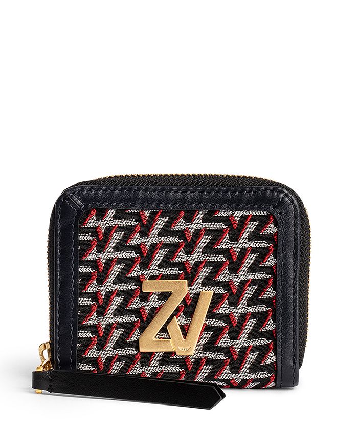 Zadig & Voltaire ZV Initiale Monogram Coin Purse | Bloomingdale's
