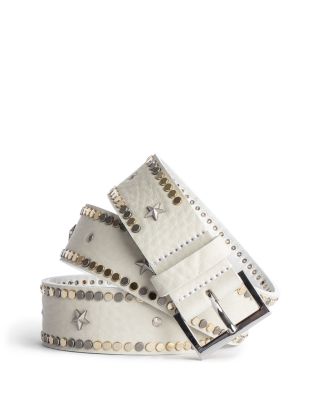 【関税込み】Starlight Belt - Zadig & Voltaire - Leather - Bl Zadig & Voltaire Starlight Belt | FashionClap