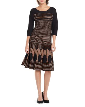 NIC and ZOE Nic + Zoe Ellipse Printed Dress | Bloomingdale's