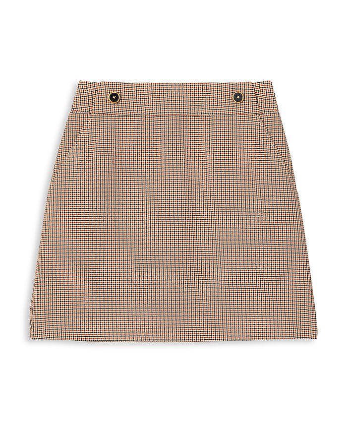 Tory burch pleated outlet plaid mini skirt