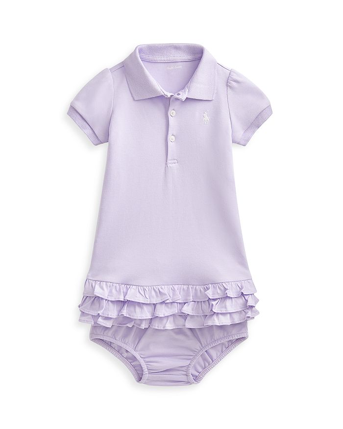 Ralph Lauren Polo Girls' Ruffled Polo Dress & Bloomer Set - Baby ...
