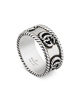 Gucci - Sterling Silver Marmont Double G Band