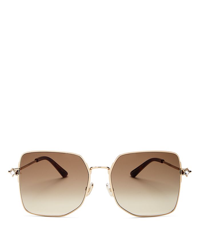 Jimmy Choo Women’s Trisha Oversize Square Sunglasses, 58mm | Bloomingdale's