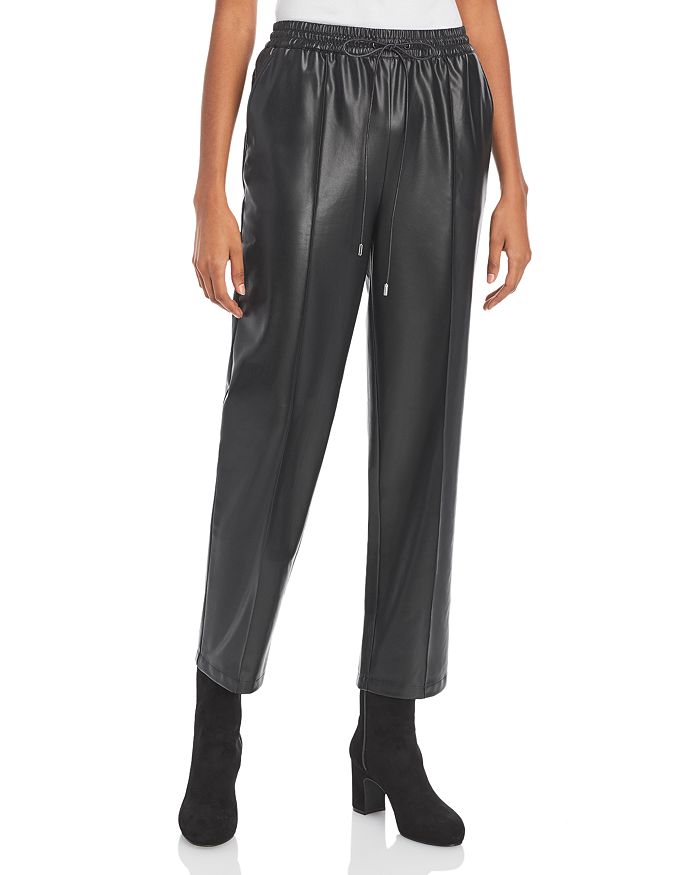 Vegan Luxe Lambskin Jogger Pants